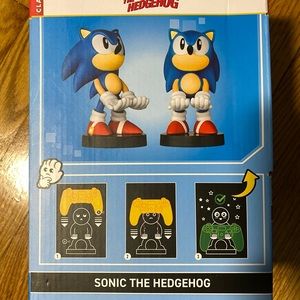 Sonic the Hedgehog Classic Cable Guy Phone & Controller Holder New !!